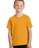 Port & Company Youth 5.4 oz 100 Cotton T Shirt PC5 Gold