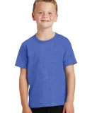 Port & Company Youth 5.4 oz 100 Cotton T Shirt PC5 Heather Royal