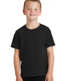 Port & Company Youth 5.4 oz 100 Cotton T Shirt PC5 Jet Black