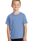 Port & Company Youth 5.4 oz 100 Cotton T Shirt PC5 Light Blue