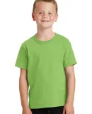 Port & Company Youth 5.4 oz 100 Cotton T Shirt PC5 Lime