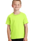 Port & Company Youth 5.4 oz 100 Cotton T Shirt PC5 Neon Yellow