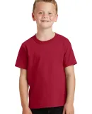 Port & Company Youth 5.4 oz 100 Cotton T Shirt PC5 Red