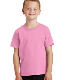 Port & Company Youth 5.4 oz 100 Cotton T Shirt PC5 in Candy pink