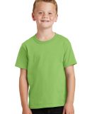 Port & Company Youth 5.4 oz 100 Cotton T Shirt PC5 in Lime