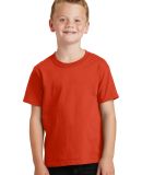 Port & Company Youth 5.4 oz 100 Cotton T Shirt PC5 in Orange