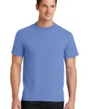 Port Company 5050 CottonPoly T Shirt PC55 in Carolina blue