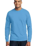 Port  Company Long Sleeve 5050 CottonPoly T Shirt  Aquatic Blue