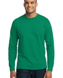 Port  Company Long Sleeve 5050 CottonPoly T Shirt  Kelly