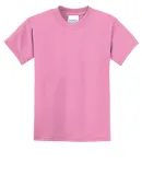 Port & Company Youth 5050 CottonPoly T Shirt PC55Y in Candy pink