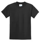 Port & Company Youth 5050 CottonPoly T Shirt PC55Y in Jet black