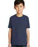 Port & Company Youth 5050 CottonPoly T Shirt PC55Y in Navy