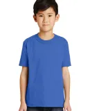 Port & Company Youth 5050 CottonPoly T Shirt PC55Y in Royal blue