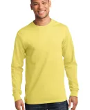 Port  Company Long Sleeve Essential T Shirt PC61LS Yellow