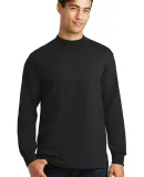 Port & Company Mock Turtleneck PC61M in Jet black