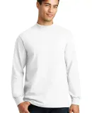 Port & Company Mock Turtleneck PC61M in White