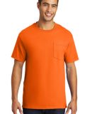 Port & Company Essential T Shirt with Pocket PC61P in Sorange