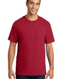 Port & Company Essential T Shirt with Pocket PC61P in Red