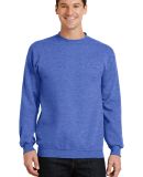 Port & Company Classic Crewneck Sweatshirt PC78 in Heather royal