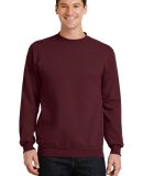 Port & Company Classic Crewneck Sweatshirt PC78 in Maroon