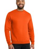Port & Company Classic Crewneck Sweatshirt PC78 in S. orange