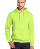 Port & Company Classic Pullover Hooded Sweatshirt  in Neon yellow