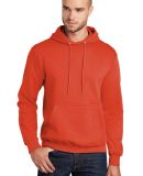 Port & Company Classic Pullover Hooded Sweatshirt  in Orange