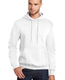 Port & Company Classic Pullover Hooded Sweatshirt  in White