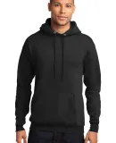 Port & Company Classic Pullover Hooded Sweatshirt  in Jet black