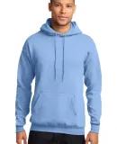 Port & Company Classic Pullover Hooded Sweatshirt  in Light blue