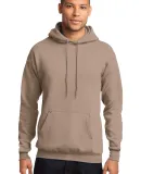 Port & Company Classic Pullover Hooded Sweatshirt  in Sand