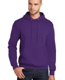 Port & Company Classic Pullover Hooded Sweatshirt  in Team purple