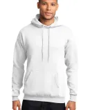 Port & Company Classic Pullover Hooded Sweatshirt  in White