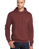 Port & Company Classic Pullover Hooded Sweatshirt  in Maroon