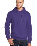 Port & Company Classic Pullover Hooded Sweatshirt  in Purple