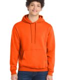 Port & Company Classic Pullover Hooded Sweatshirt  in S. orange