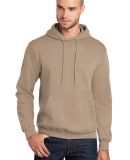 Port & Company Classic Pullover Hooded Sweatshirt  in Sand