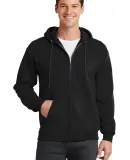 Port  Company Classic Full Zip Hooded Sweatshirt P Jet Black