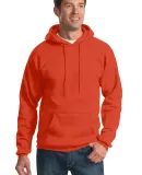 Port & Company Ultimate Pullover Hooded Sweatshirt in Orange