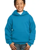 Port  Company Youth Pullover Hooded Sweatshirt PC9 Neon Blue