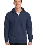 Port  Company Ultimate Full Zip Hooded Sweatshirt  Navy