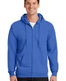 Port  Company Ultimate Full Zip Hooded Sweatshirt  Royal