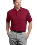 Red House Contrast Stitch Performance Pique Polo R Bordeaux Red