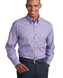 Red House Stripe Non Iron Pinpoint Oxford RH64 Purple Dusk