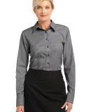 Red House Ladies Stripe Non Iron Pinpoint Oxford R Charcoal