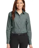 Red House Ladies Mini Check Non Iron Button Down S MALLARD GREEN