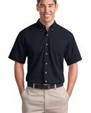Port Authority Short Sleeve Twill Shirt S500T in Classic navy