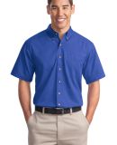 Port Authority Short Sleeve Twill Shirt S500T in Faded blue