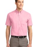 Port Authority Short Sleeve Easy Care Shirt S508 in Light pink