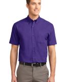 Port Authority Short Sleeve Easy Care Shirt S508 in Purple